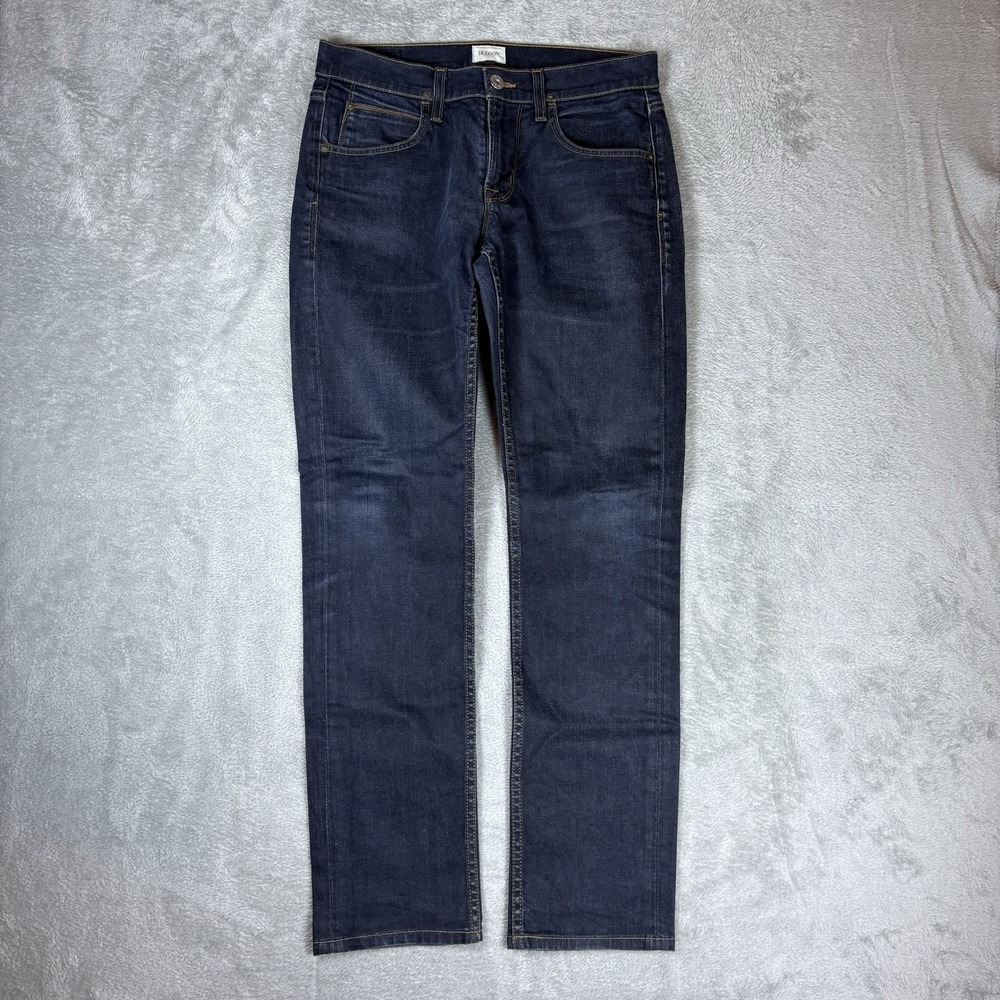 Hudson Blake Jeans Men's 30‎ Medium Blue Wash Slim Straight Zip Fly